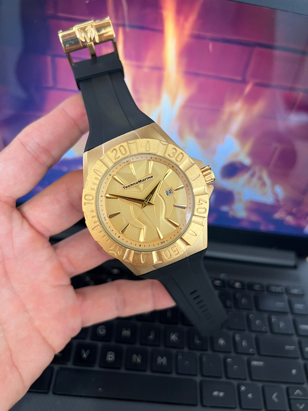 TECHNO M GOLD HOMBRE