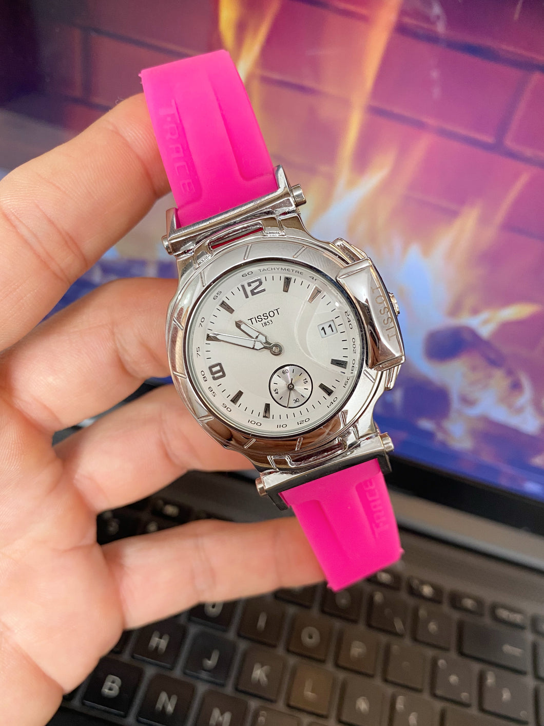 TS FUCSIA PLATA DAMA