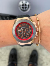 Cargar imagen en el visor de la galería, TECHNO GOLD ROSE BLACK
