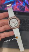 Cargar y reproducir el video en el visor de la galería, A. PP Dama blanco oro rosa
