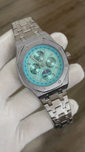 Cargar y reproducir el video en el visor de la galería, A. AP hombre fondo Tiffany fase lunar
